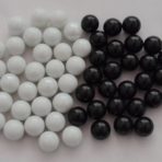 Palline bianche e nere