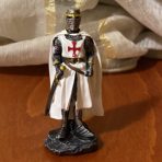 Statuetta templare con spada 8cm